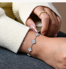 Full Moissanite Luxury Bracelet by Snagg A Bracelet