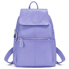 Genuine Leather Anti-Theft Women's Backpack