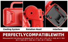 4200LM LED 18V Light for Milwaukee M18 Battery