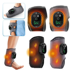 Electric Heating & Vibration Foot Massager – Adjustable Ankle & Joint Therapy Wrap