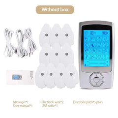 Digital TENS & EMS Muscle Stimulator – 16 Mode Dual Channel Therapy Device