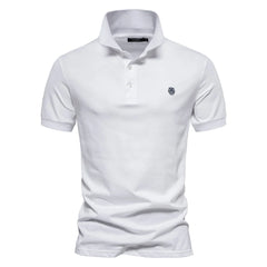 100% Cotton Embroidery Polo | Essential Summer Social Casual