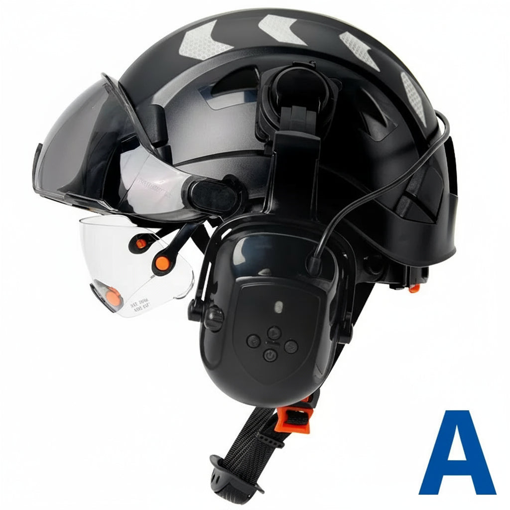 Construction Safety Helmet With Bluetooth 5.0 by Snagg A Safety Helmet