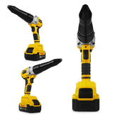 Brushless Electric Rivet Gun Cordless 3.2-4.8mm Automatic Riveting Power Tool for Dewalt 20V Battery - Skin Only - Nut