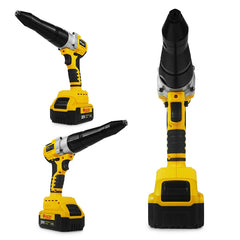 Brushless Electric Rivet Gun Cordless 3.2-4.8mm Automatic Riveting Power Tool for Dewalt 20V Battery