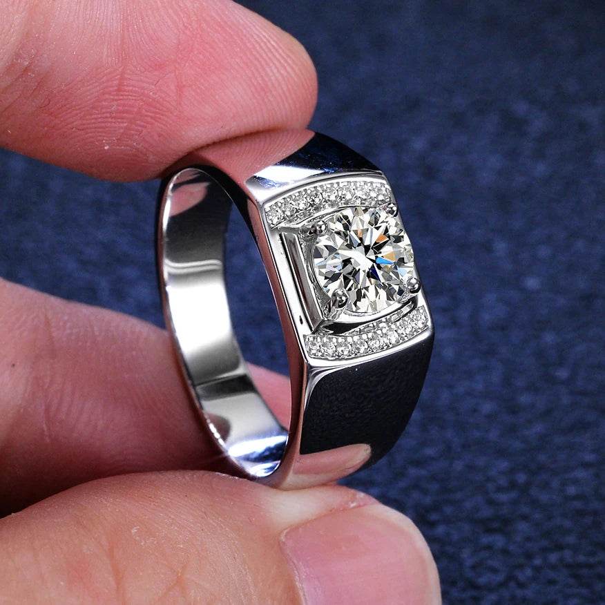 1ct Men’s Moissanite Ring - SnaggIt
