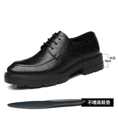 Men’s Height-Increasing Leather Dress Shoes by Snagg A Shoes