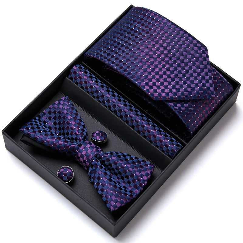 Men’s Luxury Tie & Bow Set - Others In Fashion