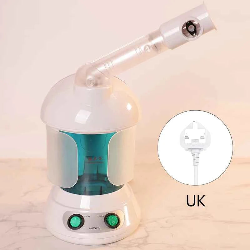 Portable Ionic Facial Steamer – Nano Mist Face Spa & Deep Cleansing Device