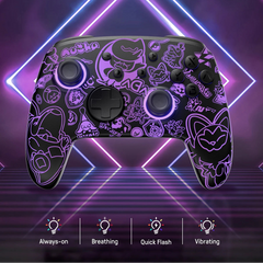 Luminous Wireless Pro Controller Turbo & Motion Control Compatible With Switch, Switch 2 & OLED by Snagg A Game Controller