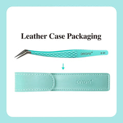 Professional Anti Slip Precision Tweezers – High-Density Fiber-Tip Lash & Brow Tools
