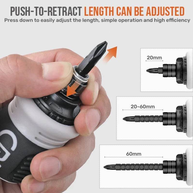 26-in-1 Magnetic Ratchet Screwdriver Set - SnaggIt