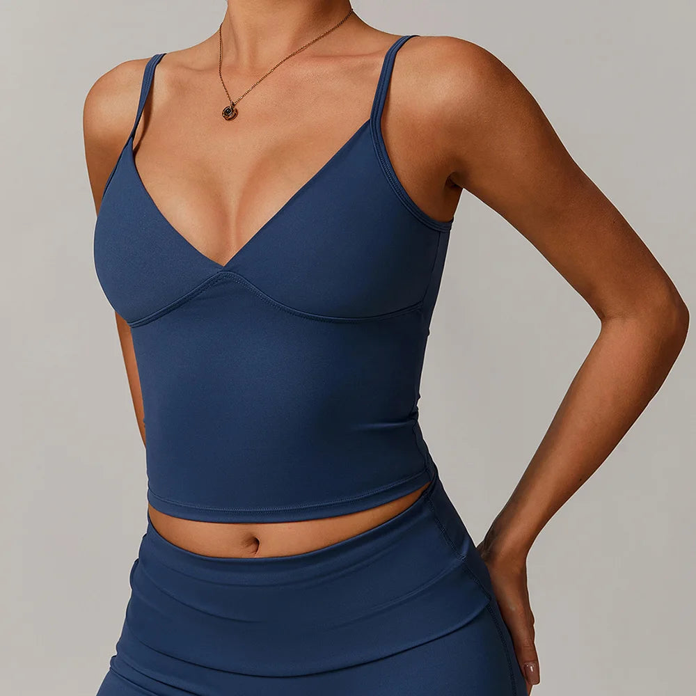 Women's High Impact Sports Bra | Shockproof Push-Up Yoga Gym Running Fitness Bra Quick-Dry