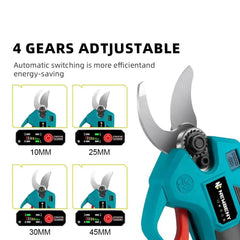 30mm 4-Gear Brushless Cordless Electric Pruning Shears - SnaggIt