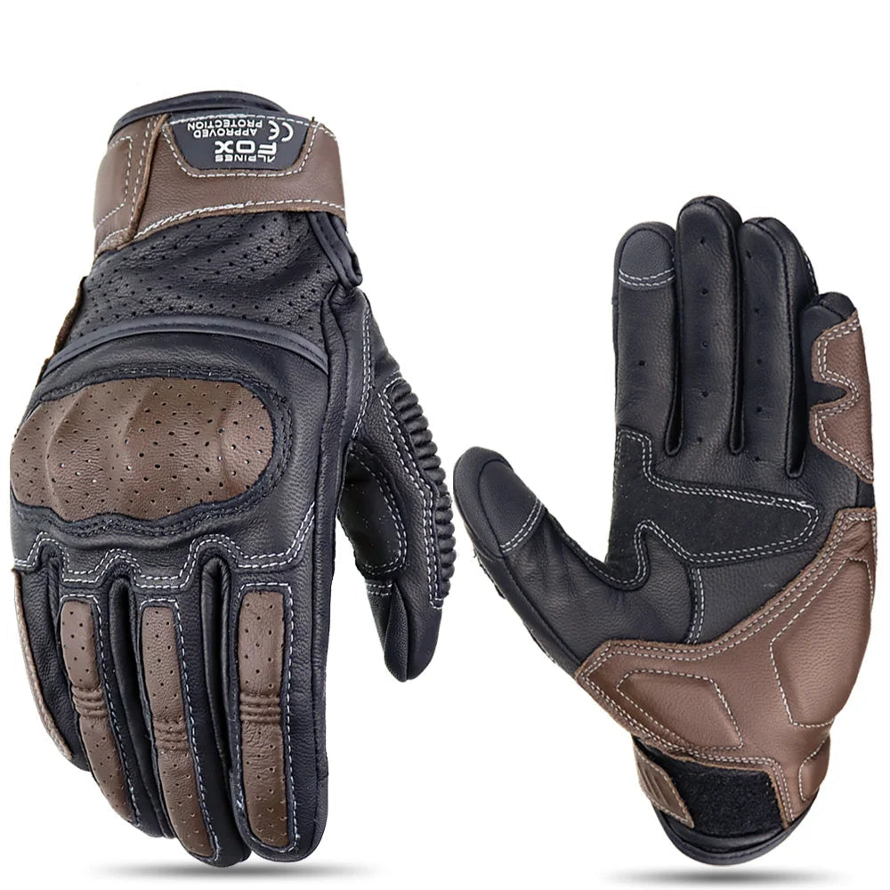 Retro Leather Motorcycle Gloves by Snagg A Motorcycle Gloves