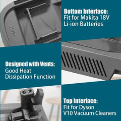 MT18V10 battery adapter for Dyson V10 vacuums – image 5