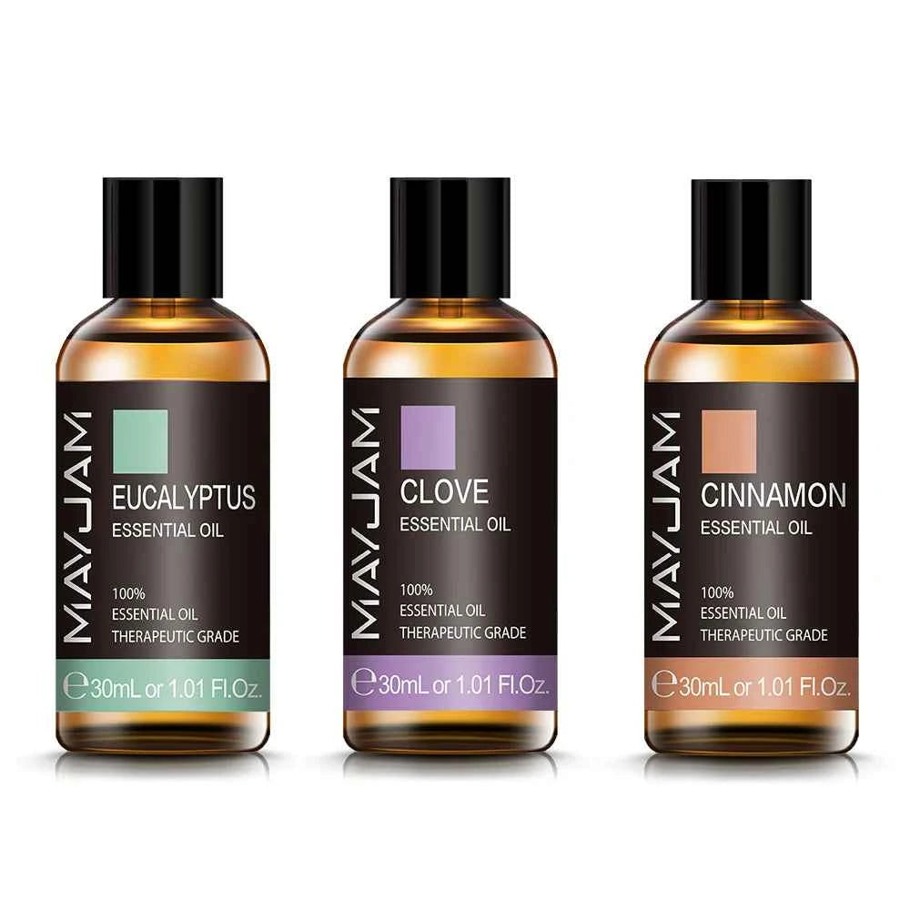 Professional Botanical 3 Piece Essential Oil Collections – 100% Pure Plant Extracts in 10ml & 30ml Configurations