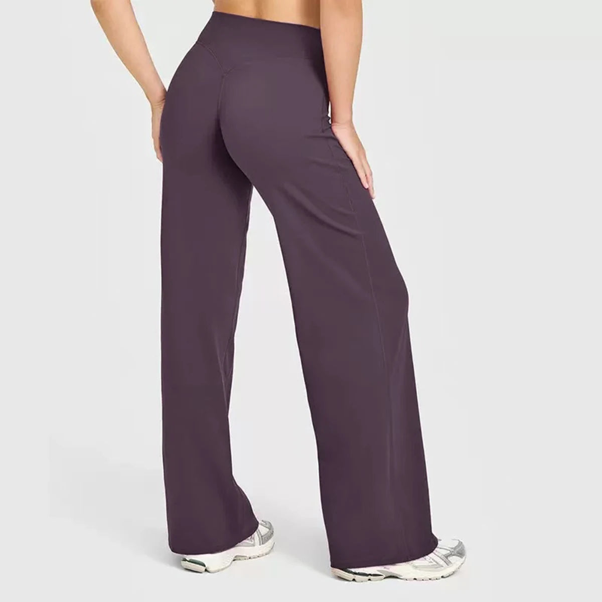 Women's Flared Wide-Leg Yoga Leggings | Seamless Breathable Fitness Versatile Casual Pants