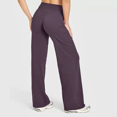 Women's Flared Wide-Leg Yoga Leggings | Seamless Breathable Fitness Versatile Casual Pants