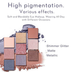 9 Colors Signature Master Palette – Professional Matte & Shimmer Eyeshadow for High Pigment Artistry