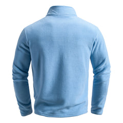 Men’s Outdoor Polar Fleece Pullover | Winter-Ready Half-Zip Thermal Top