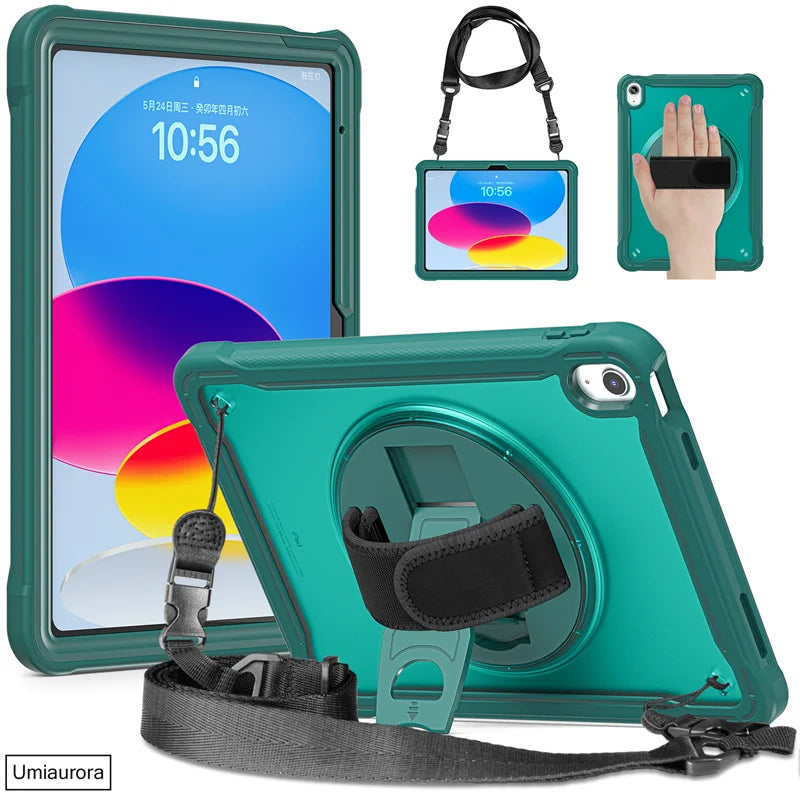 Shockproof Armor Case For IPad 7th 8th 9th 10.2 10th Gen 10.9 Air2 Pro 9.7 by Snagg An iPad Case