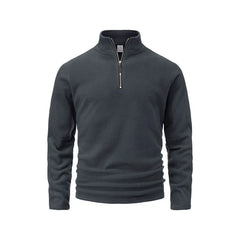 Men’s Stand-Up Collar Half-Zip Pullover | Trendy Autumn/Winter Versatile Top