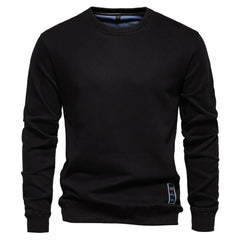 Heavyweight Crew Neck Sweatshirt | Premium Cotton-Blend Thermal Pullover