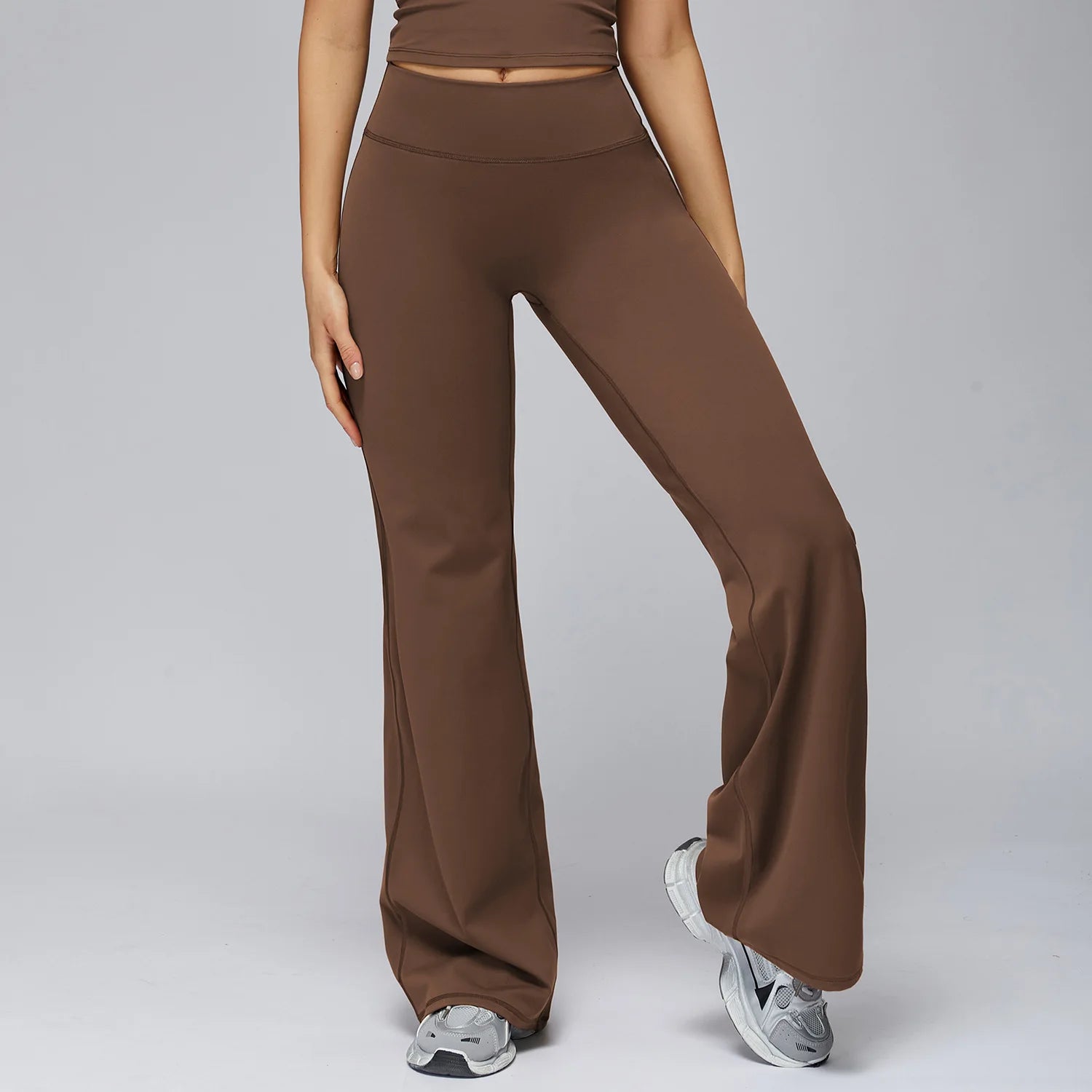 Women's Straight Leg Naked-Feel Wide Leg Yoga Pants | Gym Fitness Pilates Workout Leggings