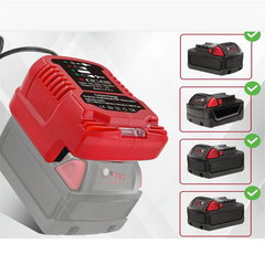 Portable Mini Car Charger | High Efficiency Compatible With Milwaukee 18V M18 Battery