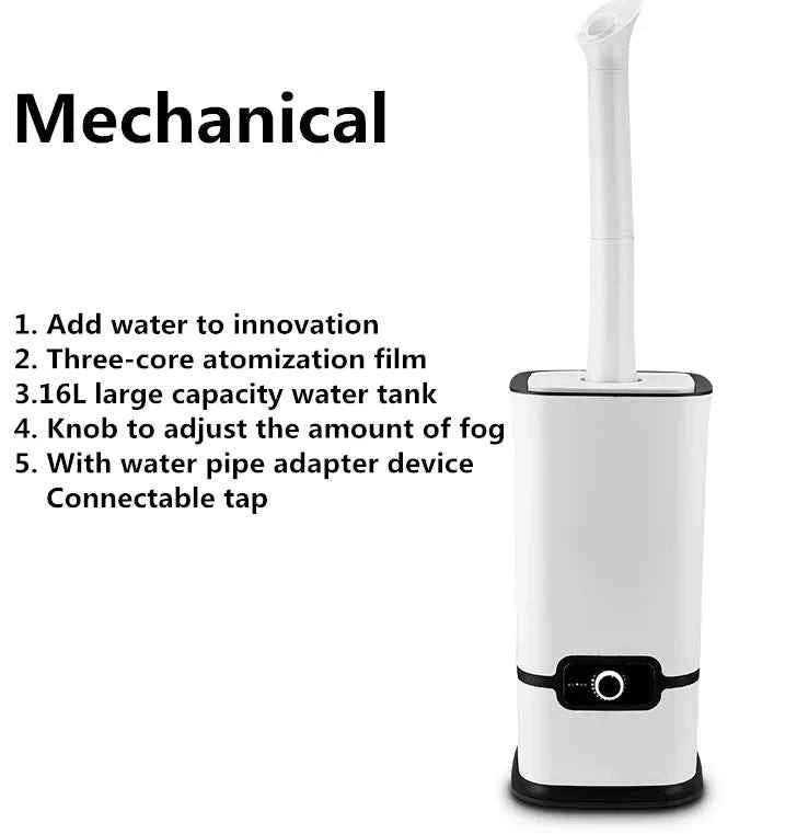 16L 100-240V Industrial Air Ultrasonic Humidifier
