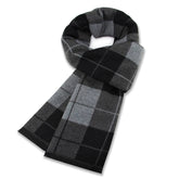 Men’s Luxury Wool Scarf — Cashmere Silk Blend Winter Plaid Shawl - Others In Fashion