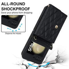 Crossbody Leather Wallet Case – for Samsung Galaxy Z Flip Series