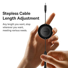 Retractable 100W 3-in-1 Fast Charging Cable by Snagg A Charging Cable