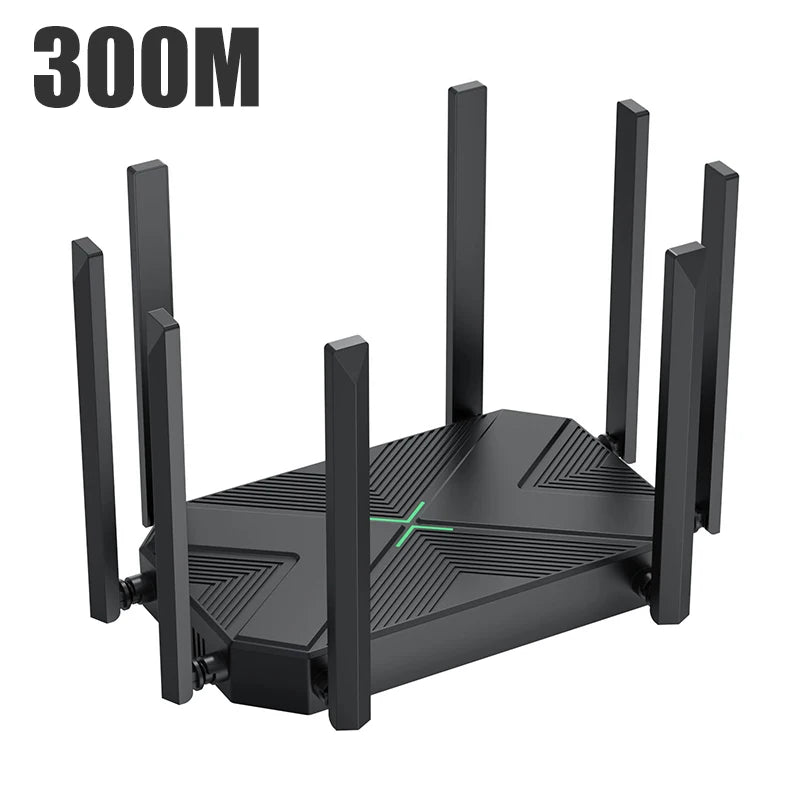 Wireless Router & Signal Booster 8 Antenna Dual Band Repeater with AP Mode by Snagg A WiFi Booster