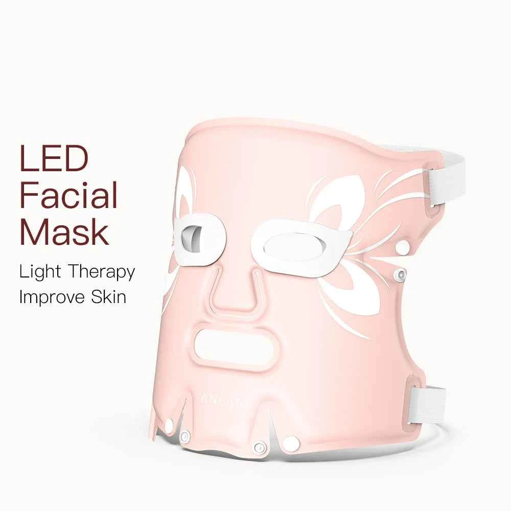 5-Color LED Face Mask – Photon Light Therapy Skin Rejuvenation Device with Heat Function