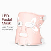 5-Color LED Face Mask – Photon Light Therapy Skin Rejuvenation Device with Heat Function