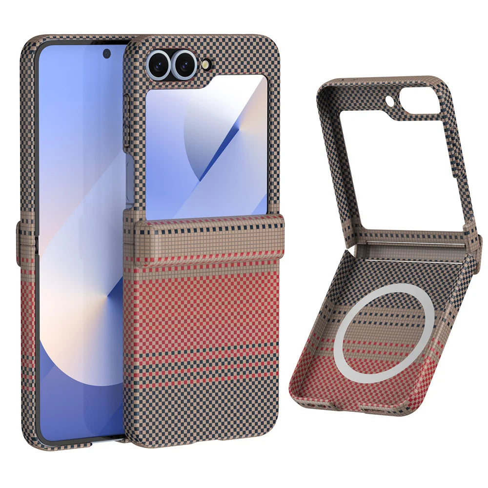 Carbon Fiber Magsafe Case For Samsung Galaxy Z Flip 6 - 5 by Snagg A Phone Case