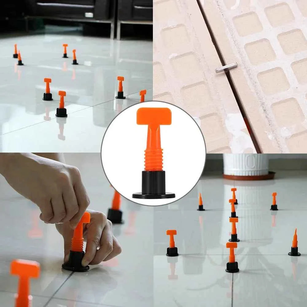 Tile Leveling System Kit 21–904pcs | Floor & Wall Tile Leveler Clips Spacers Plier for Porcelain Ceramic