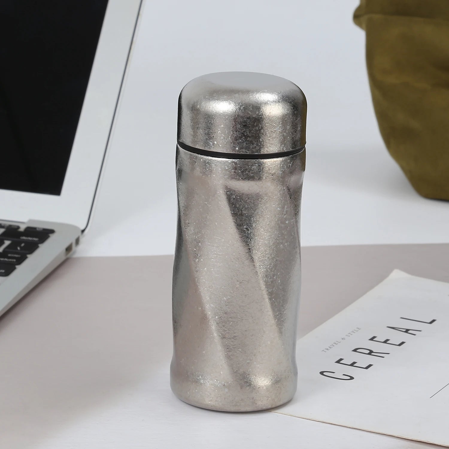 Titanium Tea Infuser Premium Travel Mug 200ml For Travelers by Snagg A Bottle