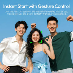 Auto Tracking Selfie Stick Tripod Gesture Control by Snagg A Tripod