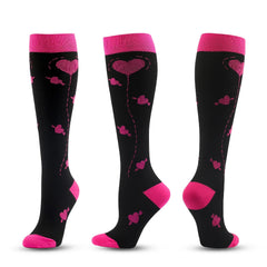 Women’s Graduated Compression Socks, 5 Pack for Varicose Veins & Swelling Relief