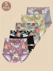 5-Pack Women’s High-Waist Printed Underwear - SnaggIt