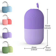Silicone Ice Cube Facial Roller – Reusable Eye & Face Cooling