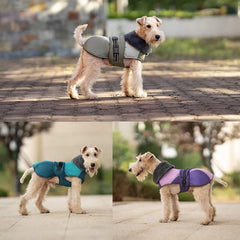 Fur-Collar Dog Vest Jacket – Thick Padded Reflective Winter Coat for Small & Medium Dogs
