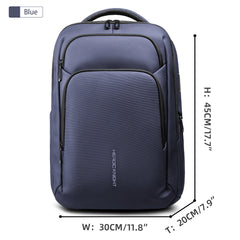Waterproof Business Travel Backpack 17.3" with USB Port