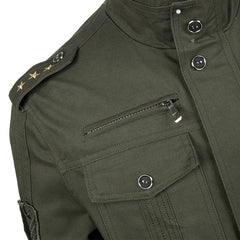 Men’s Tactical Jacket – Fleece-Lined, Windproof & Multi-Pocket Design by Snagg A Jacket