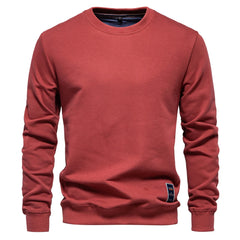 Heavyweight Crew Neck Sweatshirt | Premium Cotton-Blend Thermal Pullover