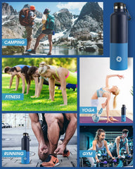 1L High Performance Insulated Sports Flask - 24H Advanced Thermal Retention