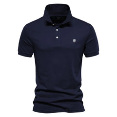 100% Cotton Embroidery Polo | Essential Summer Social Casual